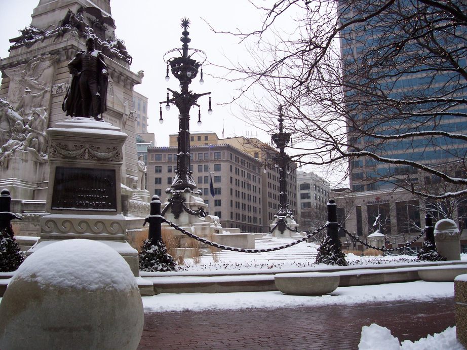 Indianapolis, IN: Dowtown Indianapolis "Winter"