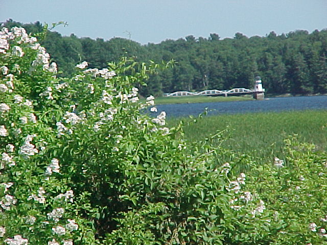 Bath, ME: Lighthouse At Doubling's Point, Bath, Maine, June 2007