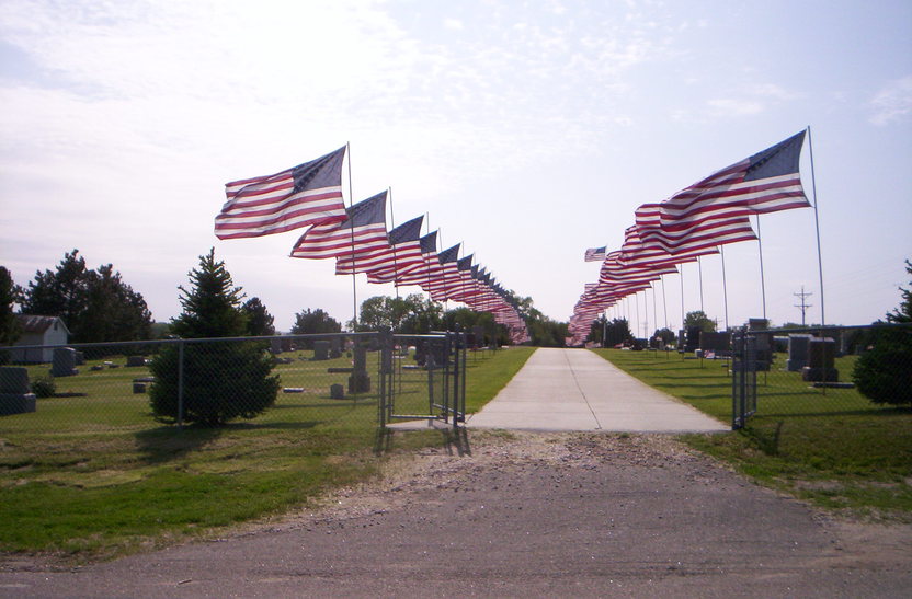 Creston, NE: Creston , Nebraska -Fairview Cemetery -Memorial Day 2008