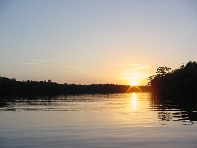 Springfield, LA: Tickfaw River - Sunset on the River