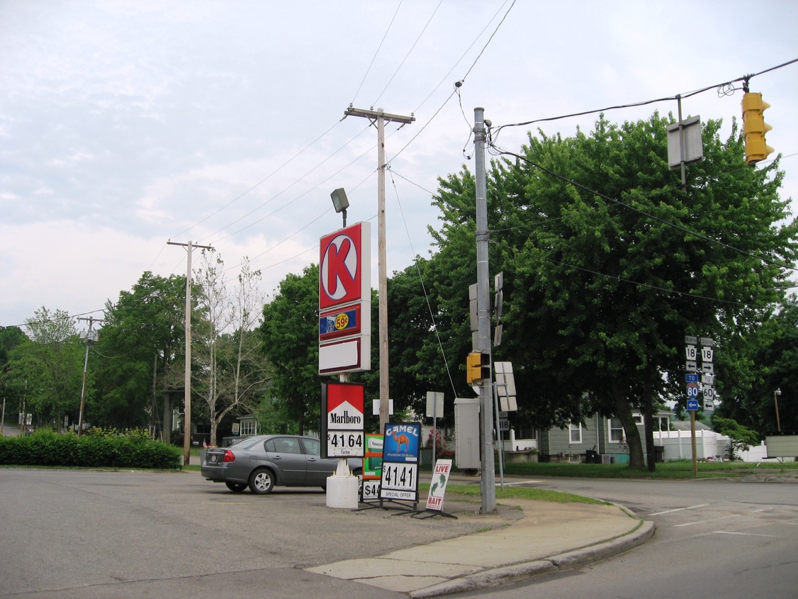 West Middlesex, PA: Circle K at the only red light in town.