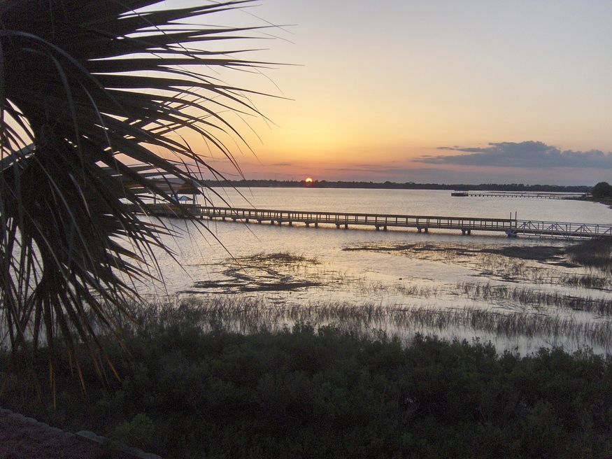 Charleston, SC : Sunset on the Ashley River in Charleston photo ...