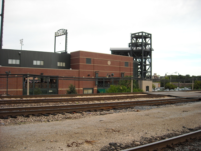 Joliet, IL: Looking at Silver Cross Field from the metra tracks.
