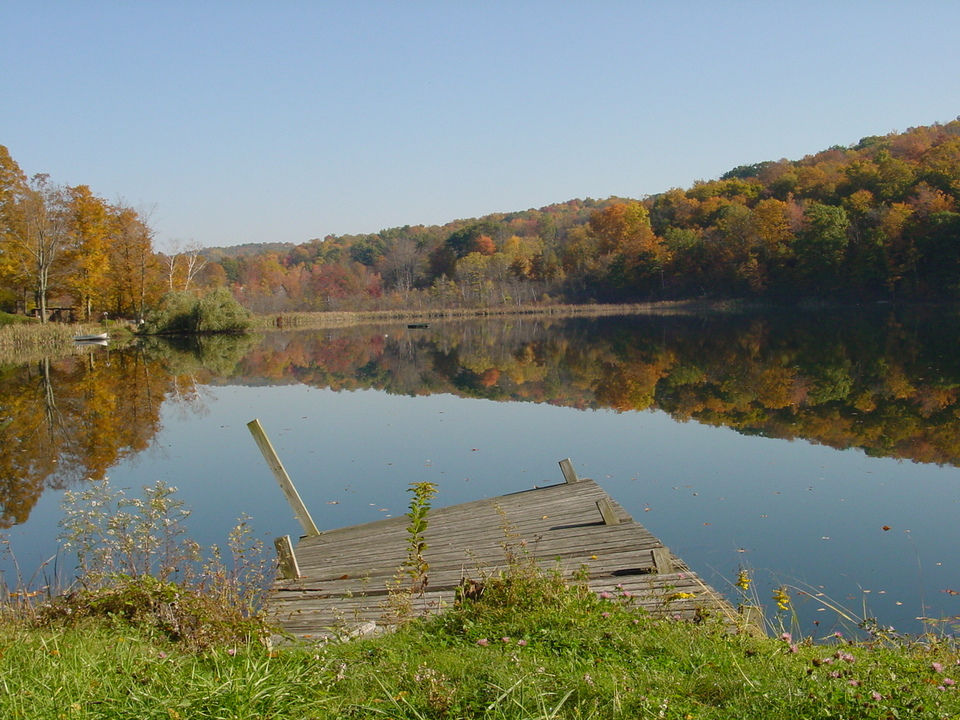 Salem, NY Fall Along Scotts Lake photo, picture, image (New York) at
