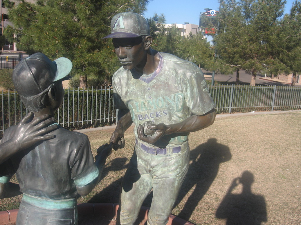 Phoenix, AZ: Chase Field Statue