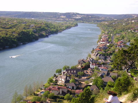 Austin, TX: View of homes from Mt. Bonnell