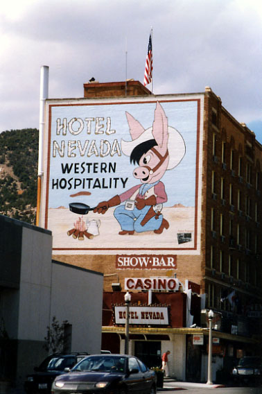 Ely, NV: Historic Hotel Nevada in downtown Ely