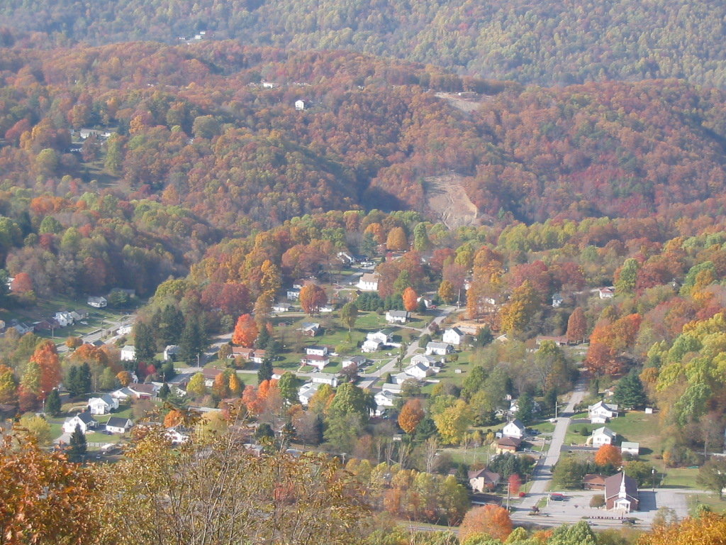 Bluefield, VA: Over looking Bluefield Virginia November 2005