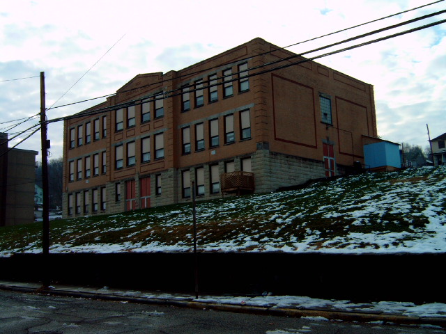 Bellaire, OH: The former Rose Hill School. December '07.