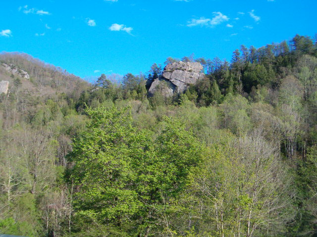 Pennington Gap, VA: Stone Mtn. in early spring