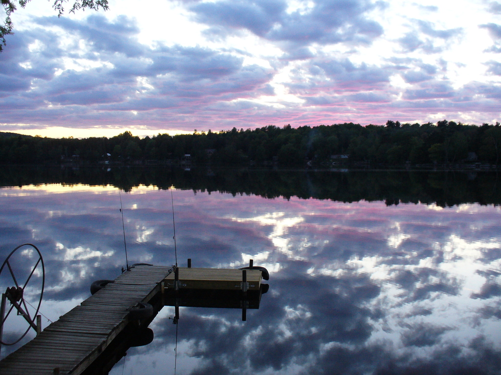 Fairfield, VT Fairfield Pond Sunset photo, picture, image (Vermont