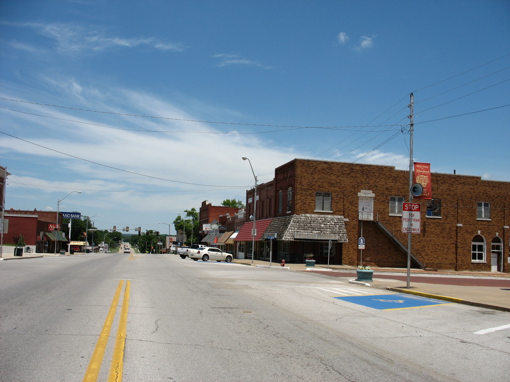 Cleveland, OK: down town Cleveland