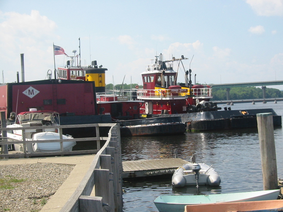 Belfast, ME: Tugboats at the dock in Belfast
