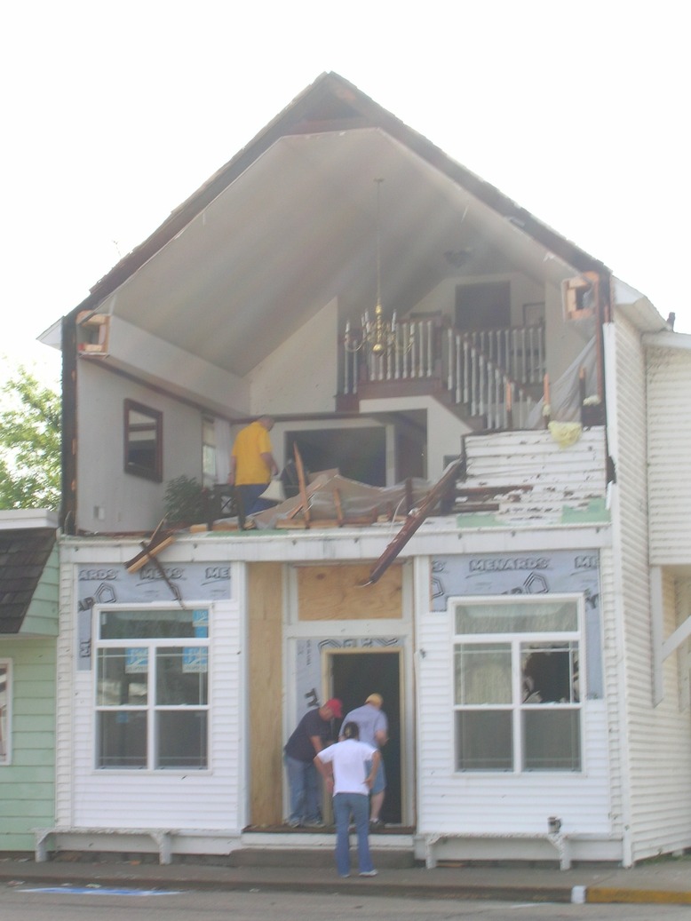 Dundee, IA: This is a picture of one of the Apartment buildings that was destroyed in the May 26, 2008 tornado!! :-/