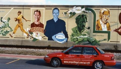Cape Girardeau, MO: http://www.prepaidlegal.com/hub/clydel39 =My cousin Mannie Jackson's mural on the Cape Girardeau Mississippi River Seawall Missouri Hall of Fame holding the Basketball; owned the Harlem Globetrotters from 1993 to 2005