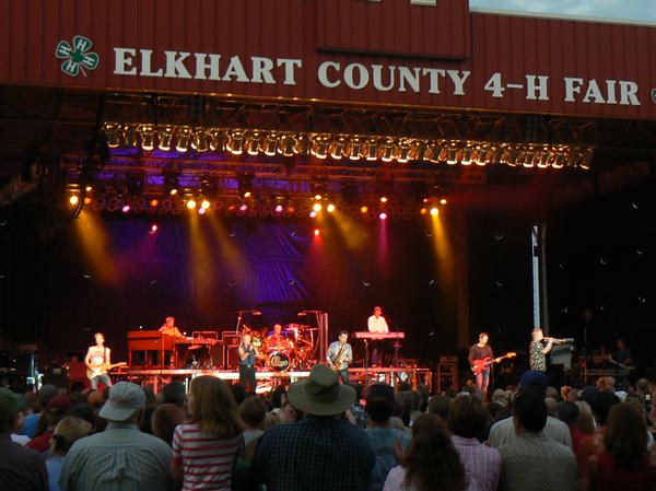 Goshen, IN: "Chicago" in concert at the Elkhart County 4-H Fair in Goshen, IN ~ July 2007