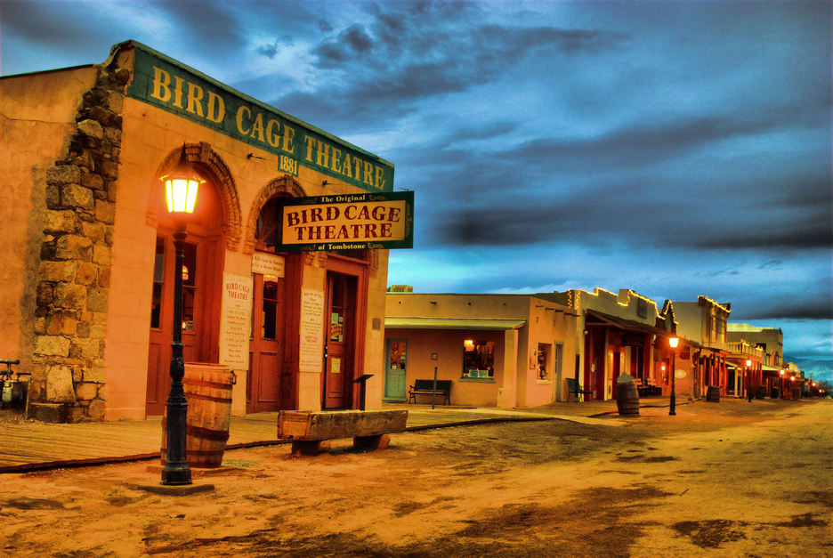 Tombstone, AZ: Tombstone, Arizona on Allen street near the Birdcage by Gerald Huth