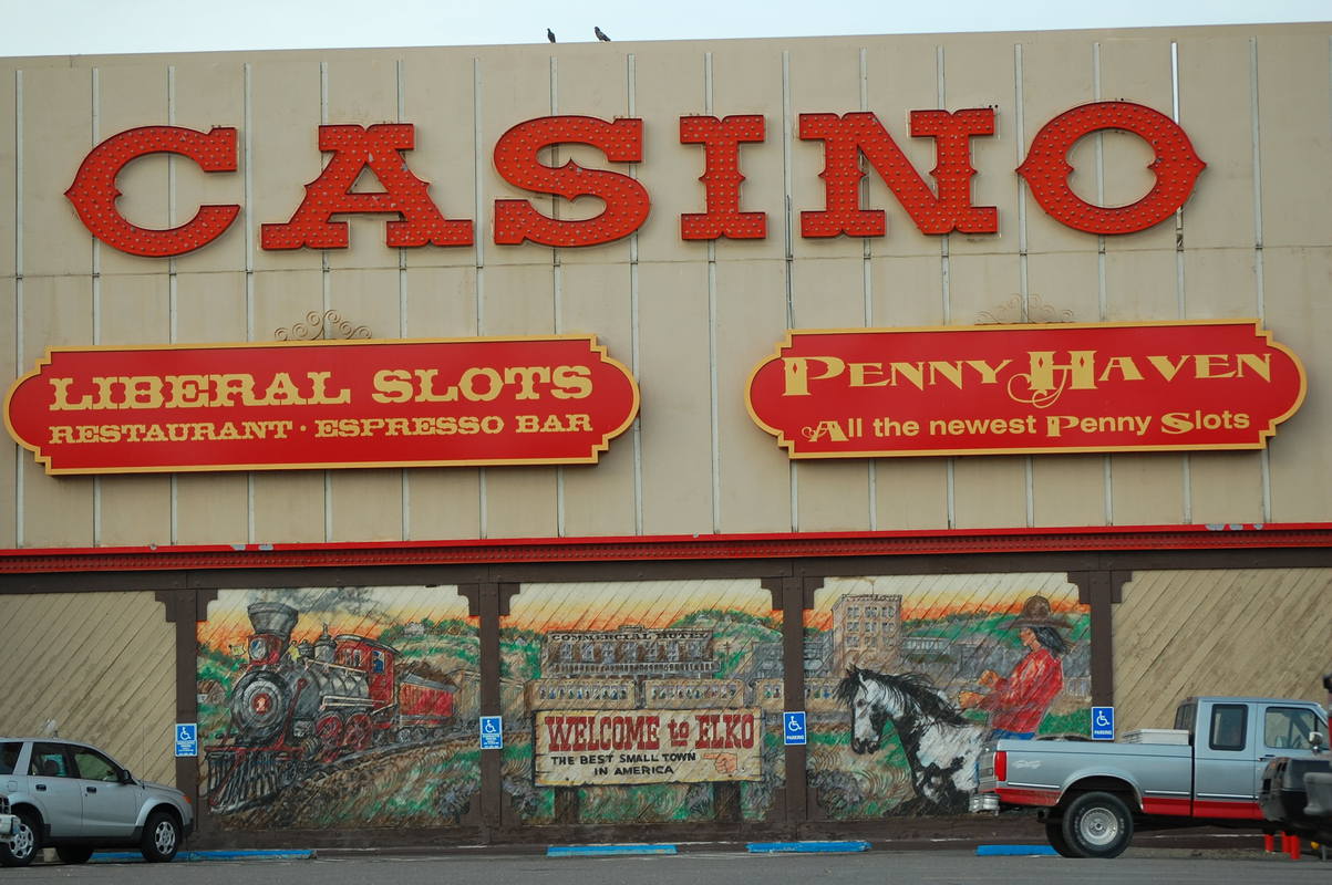Elko, NV: a casino at downtown area