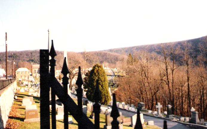 Jim Thorpe, PA: Entrance to Mauch Chunk Cemetery