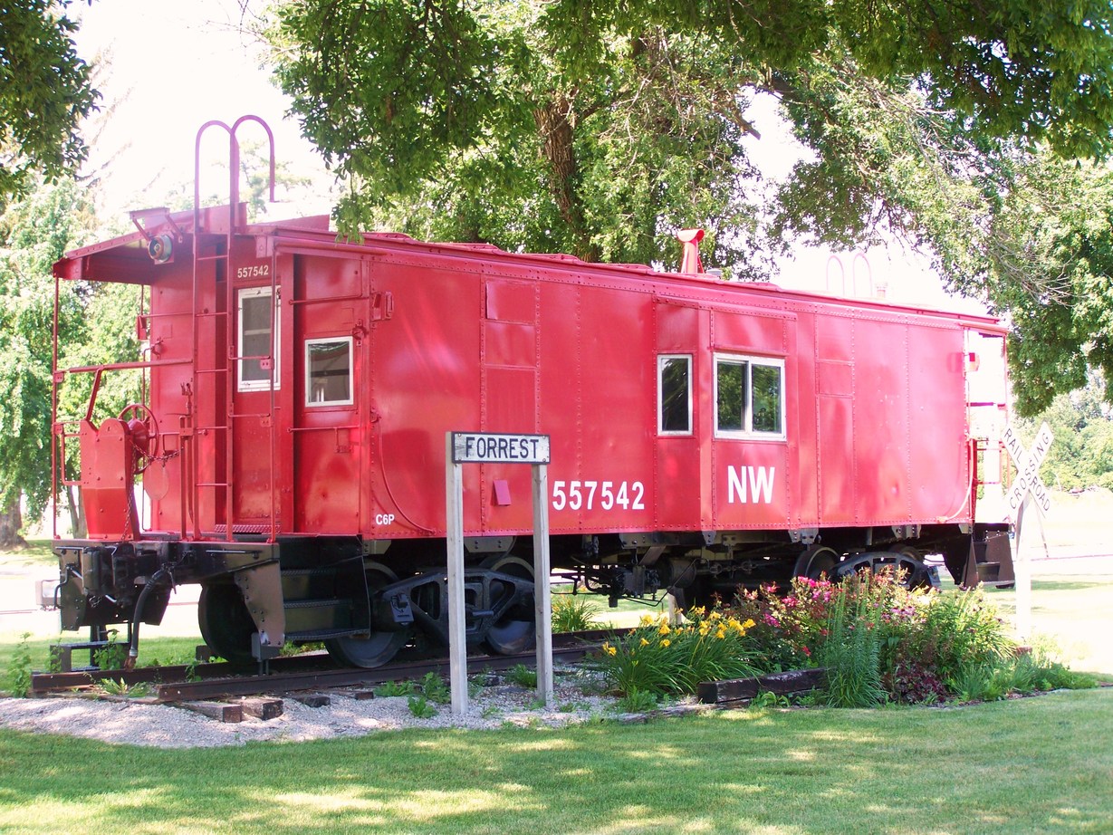 Forrest, IL: Forrest Icon - Red Caboose