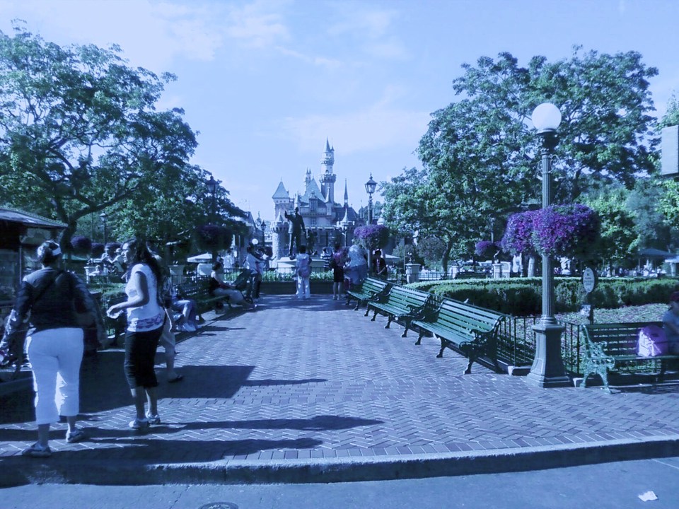 Anaheim, CA: A View Of Sleeping Beauty's Castle from Main Street