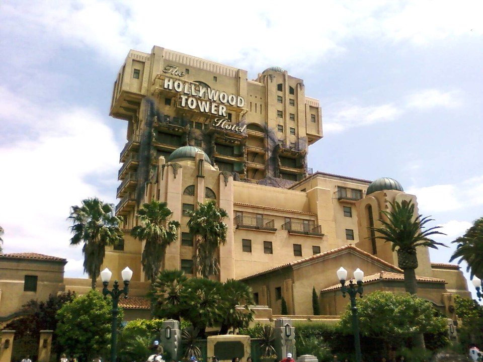 Anaheim, CA : Tower Of Terror Attraction at Disney's California ...