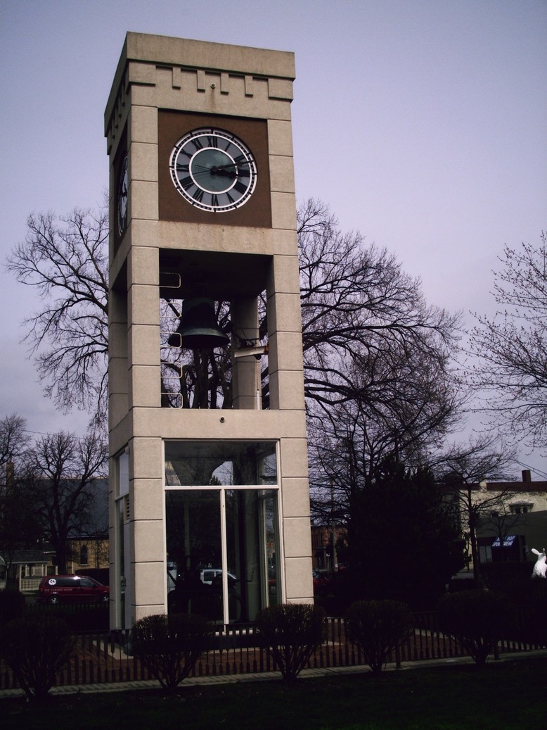 Saginaw, MI: Clock Tower on Michigan Ave near Court Street.