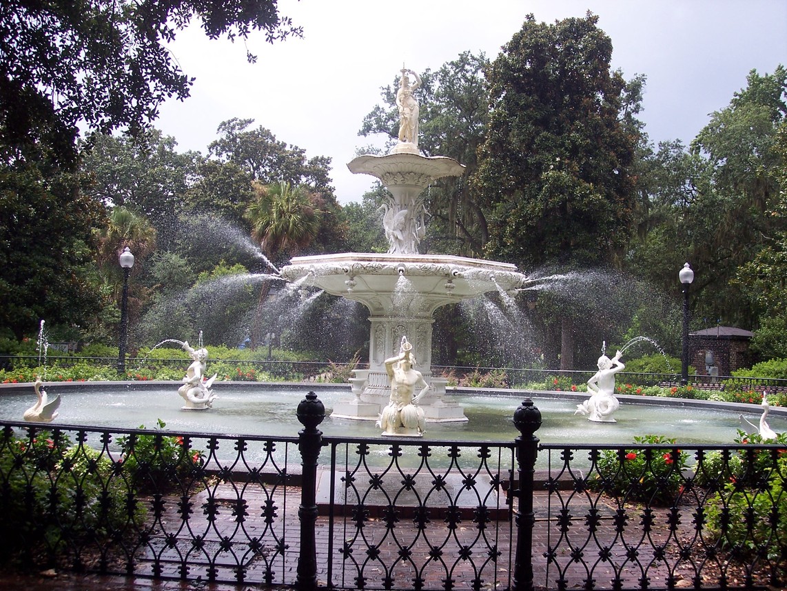 Savannah, GA: Fountain at Forsyth Park