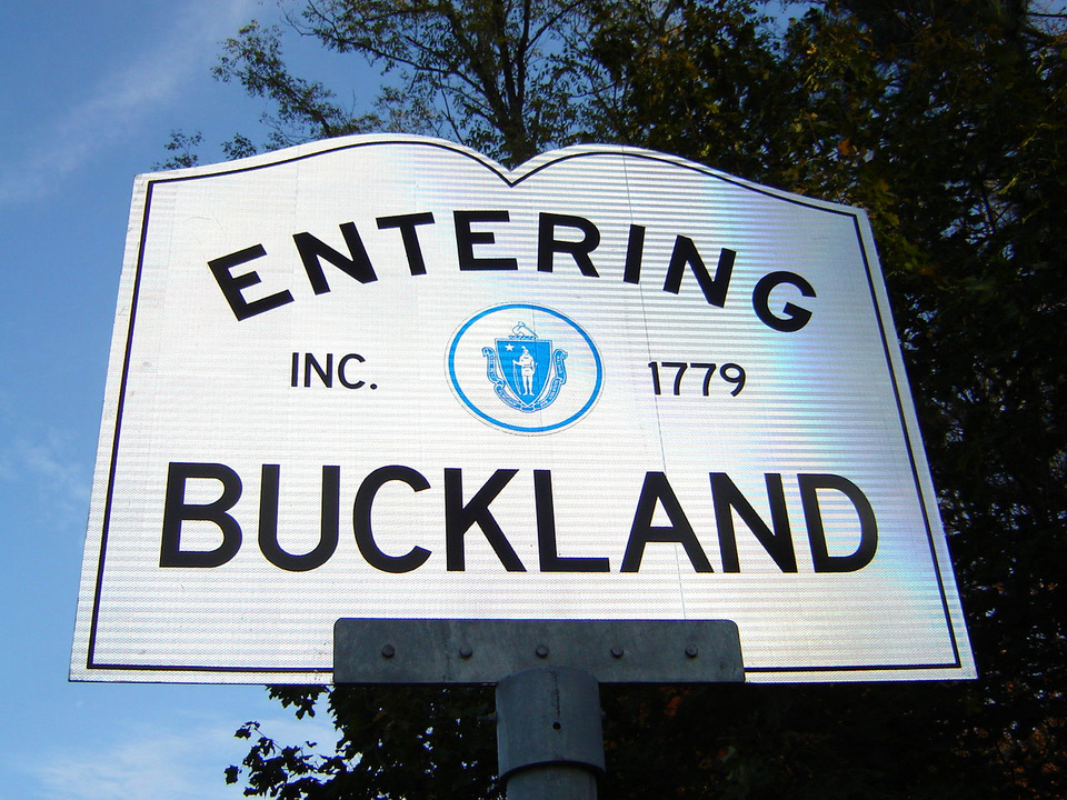 Buckland, MA: Entering Buckland, MA