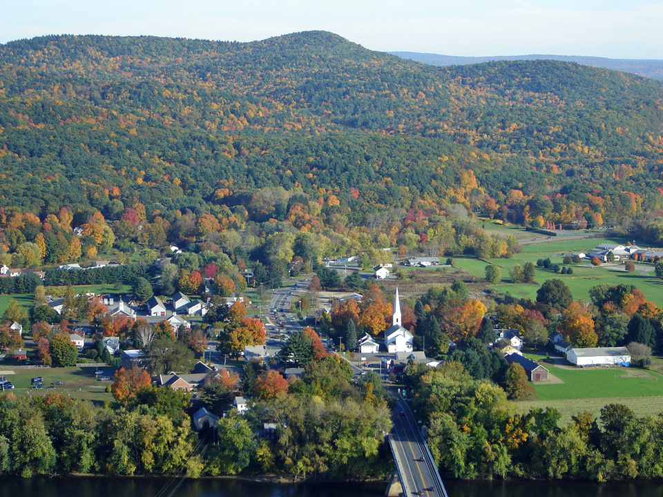 Sunderland, MA : View of Sunderland from Mount Sugarloaf photo, picture ...