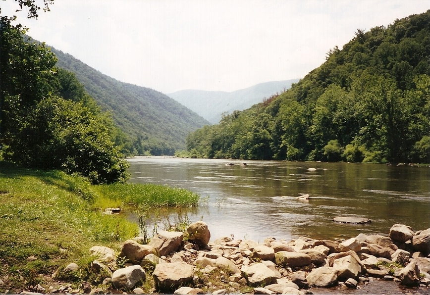 Erwin, TN Nolichucky River, Erwin Tennessee, June 2001 photo, picture