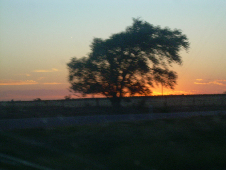 Shallowater, TX: Sunset at Shallwater, Texas