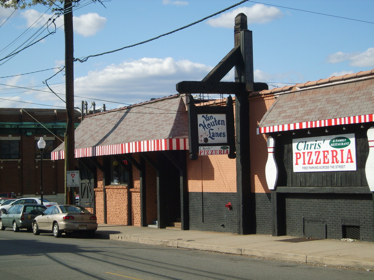 Clifton, NJ: Van Houten Lanes and Chris' Pizzeria on Van Houten Ave