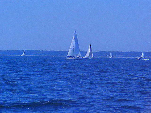 Keyport, NJ: sailboats in the bay