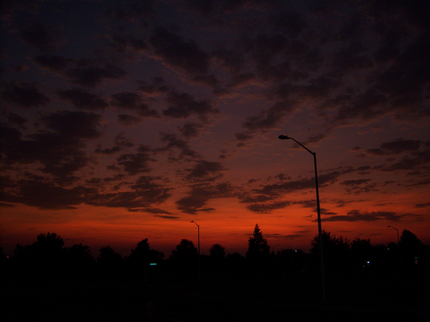 White City, OR: Red Sunset