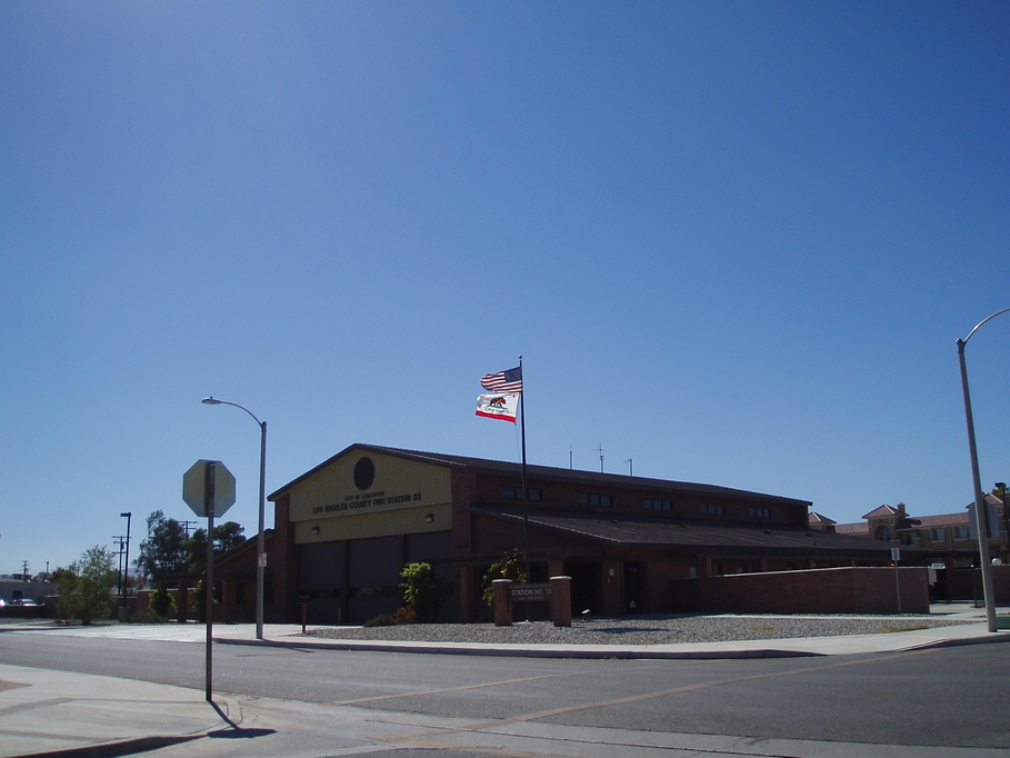 Lancaster, CA: Firefighters home. Lancaster, CA. October 2007