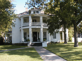 Carthage, TX: One of several homes with historical markers. Carthage, TX