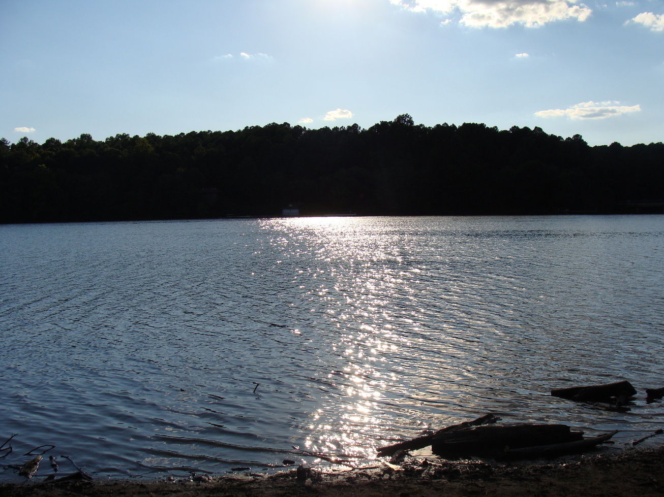 Alliance, NC: Shelley Lake as the Sun goes down