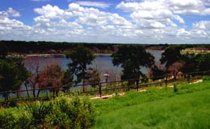 Morgan, TX: shoreline of Lake Belton