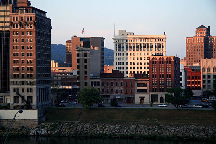 Charleston, WV: View from South Side Bridge