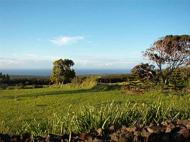 Naalehu, HI: Ocean View from just outside the city