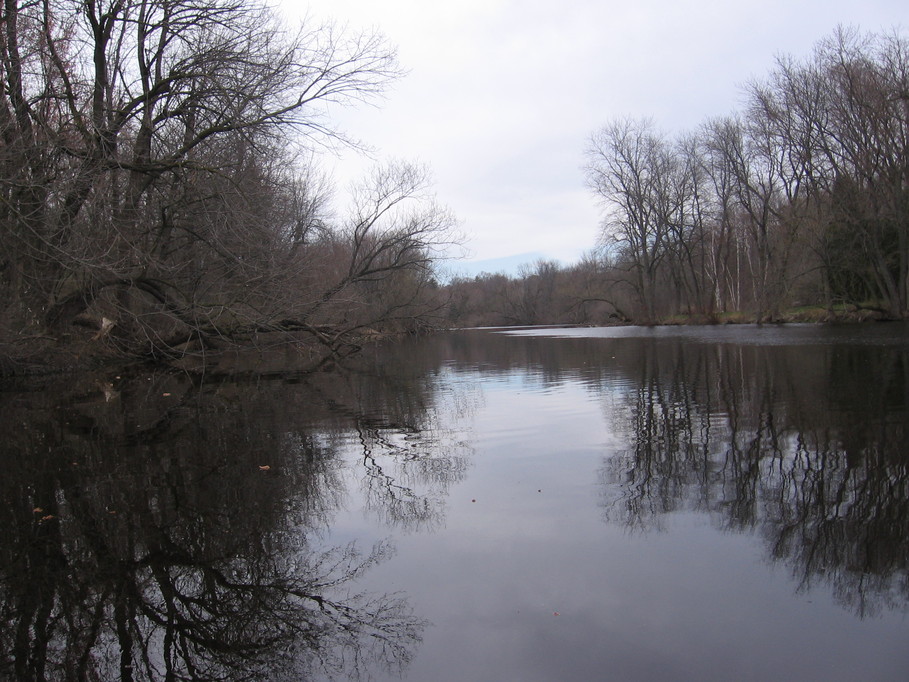 Cedarburg, WI: Cedar Creek River North of the Cedar Creek Winery