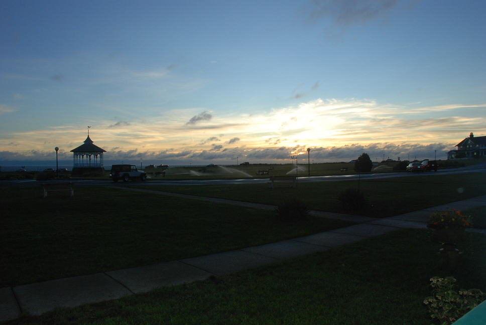 Oak Bluffs, MA: Sunrise over Ocean Park