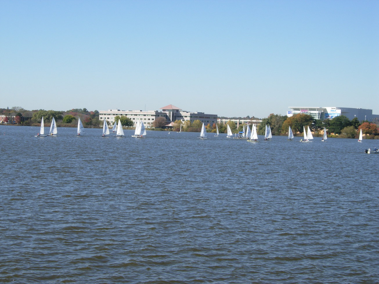 Wakefield, MA: Lake Quannapowitt and sail boats