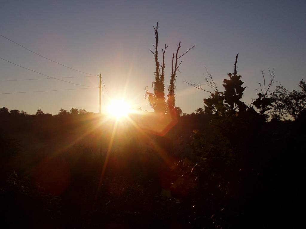 Weirton, WV: Sunset from Madonna High School Field