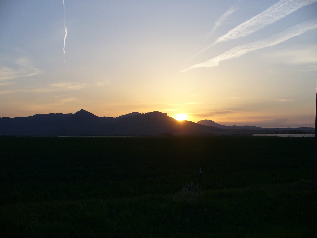 Cascade, MT: Sunset