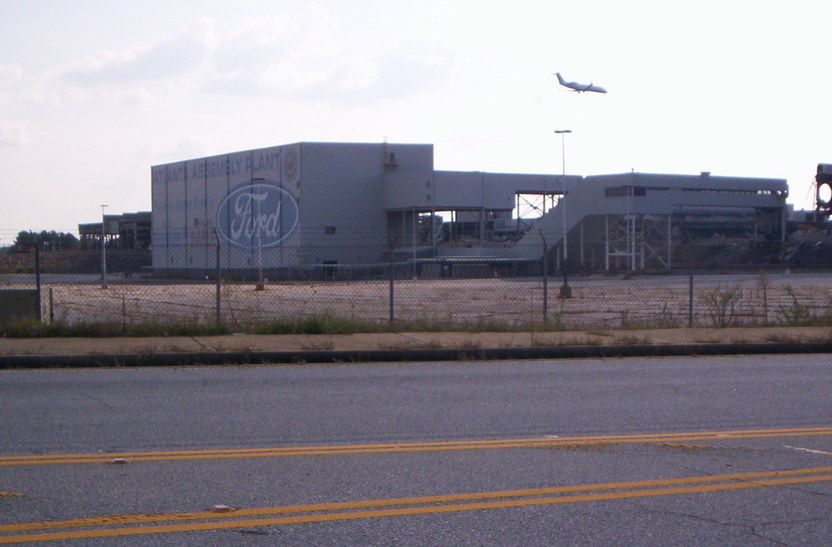 Hapeville, GA: Hapeville Ford Plant ( Being Torn Down - Sept. 2008 )