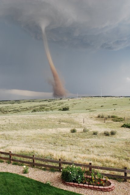 Parker, CO: Tornado from my backyard - Parker, CO August 2008