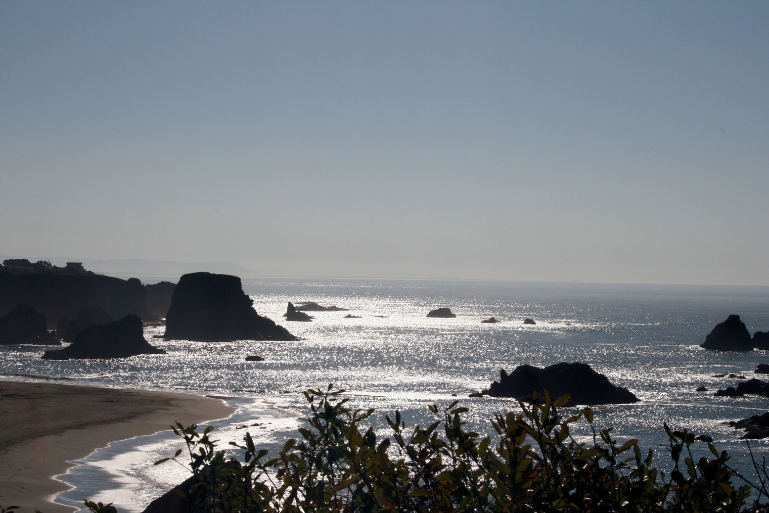 Brookings, OR: View of Brookings from Harris Beach