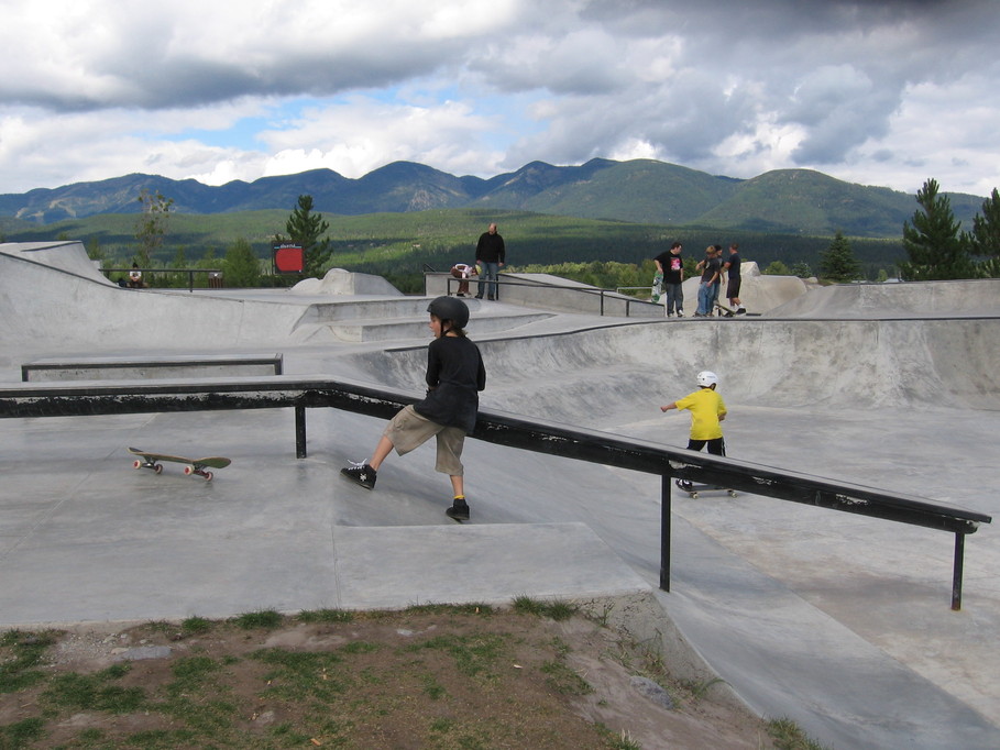 Whitefish, MT: Skate Park in Whitefish Montana